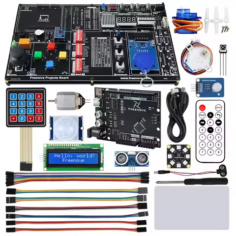 Arduino UNO Kit Freenove Projects Kit for Arduino UNO R3 V4, 238-Page Detailed Tutorial, 49 Projects