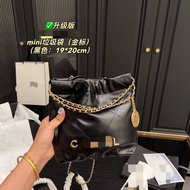New Sheepskin Influencer Diamond Chain 22bag Garbage Bag One Shoulder Diagonal Diamond Chain Bag Fem