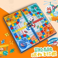 Pandodo Magnetic Flying Chess Foldable Portable Chessboard Children Indoor Outdoor Primary School St