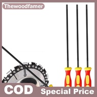 thewoodfamer Round High Carbon Steel Sharpening Chainsaw Saw Chain File Sharpener 4/4.8/5.5mm EN