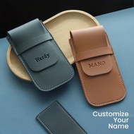 [In Stock] 皮质手表收纳袋 便携单只腕表保护皮套 商务旅行 Leather Watch Storage Bag Portable Single Watch Protective Case B