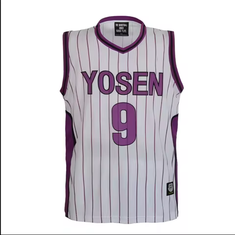 Anime KUROKO'S BASKETBALL Kuroko No Basuke Cosplay Yosen School #9 Murasakibara Atsushi Basketball U