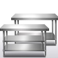 Kitchen stainless steel workbench restaurant third floor kitchen operation table work table loading table packaging tabl