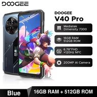 DOOGEE V40 Pro Rugged Phone6.78" IP5 Display 5G 16G6 512G6 Dimensity7300 4nm 200MP Al camera 8680mAh