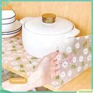 [doverywell]   Reusable Shelf Liner Drawer Liner Roll Drawer Mat Non-slip Waterproof Kitchen Cabinet