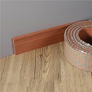 Flexible EVA Baseboard Molding Trim, Peel and Stick Rubber Wall Base Moulding Trim, 5/7/10CM×20Feet/