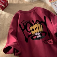 Trend retropullovercasualshort-Strawunisexamerican2026selvzepurestylecoddesignprinted2026t-shirtlarg