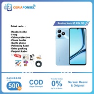 realme note 50 4/128 | 4/64 garansi resmi realme  - black 4/128 no bundle