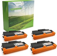 Green2Print Toner Cartridges 4 x 2600 Pages Replaces Brother TN-2220 Suitable for Brother DCP7060D, 