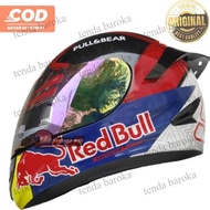 Miliki Helm Black Redbull Silver Paket Ganteng | Helm Full Face