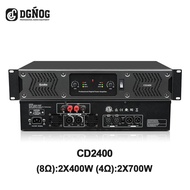 DGNOG CD2400 4ohm 700W Power Amplifier Professional Audio Stereo Class D Sound Amplifier 2 Channel A