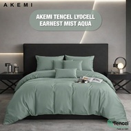 Bộ Ga kèm Vỏ chăn Akemi Tencel Earnest Lyocell cao cấp gồm 6 món (King/ Queen)