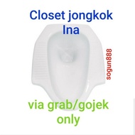 Closet jongkok Ina. Kloset jongkok Ina via Grab/Gojek only