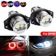 TIMEKEY 2Pcs Car LED Angel Eyes Marker Light Bulbs Car Side Light Bright Headlights Replacement 6W F