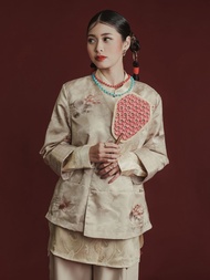 (JUN) CNY Blazer 2026 เสื้อเบลเซอร์ สีทอง ปักลายปลาทอง รุ่น Morin