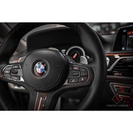 Germany M Performance Carbon Fiber Steering Wheel Trim Cover Y G01 G02 G05 G06 G30 G31 F90