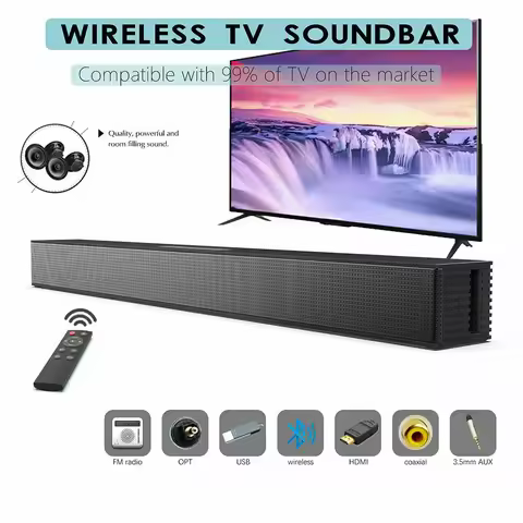 Wireless Bluetooth Sound Bar Speaker System Super Power Sound Speaker Wired Wireless Surround Stereo