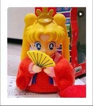 日本卡通 美少女戰士 月野兔 和服造型 公仔擺設 復古玩具  女王 公主