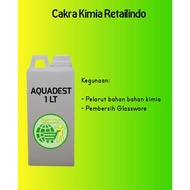Aquadest / Aquades / Air Suling Netto 1 Lt