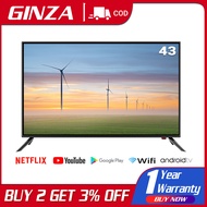 GINZA 40/43 Inches Smart TV Flat screen TV Android TV/YOUTUBE On Sale