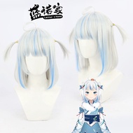 Xanh Note Vtuber Phát Sóng Ảo Hololive Thế Hệ Đầu Tiên Gagurara Cá Mập Nhỏ Cosplay Bộ Tóc Giả Còn Hà