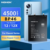 NOHON BP46 Battery for Xiaomi Mi 12 12X Phone Batteries + Tools