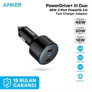 Anker Powerdrive+ lll Duo 48W PD USB-C A2725 Car Charger Original