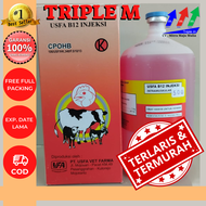 USFA VITAMIN B12 500 ml - Vitamin B12 Injeksi Hewan Sapi kambing Babi Ayam MMM