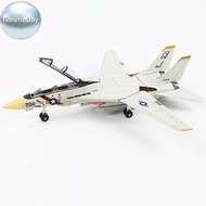 TimeHebay 1:72 Scale F-14 Tomcat Fighter Jet Model - White &  ABS Plastic Aircraft With Detailed Des
