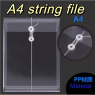 6 pcs A4 File Tali /String Folder File / A4 String Envelope File/A4 Document File