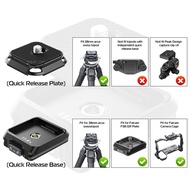 UKA01 Camera Quick Release Plate Kit Arca/F38 Interface Plate Mount Quick Setup System ///