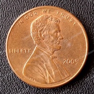 Koin Amerika Serikat 1 Cent 2005 - Koleksi Lincoln Memmorial cent set