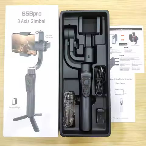 3 Axis Phone Gimbal Selfie Stick Camera Stabilizer Multifunctional Ai Face smart 360°Auto Tracking G