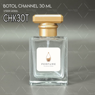 Stiker Label Khusus Botol Parfum Chanel 30 ml Sticker Parfume Custom Label Wewangian Ch Channel Kotak
