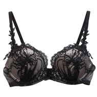 Annebra บราเสริมทรง ตะขอหลัง มีโครง เสริมฟองน้ำ Push up Mold bra Bloom Up รุ่น AB1-573 สีชมพูเข้ม สี