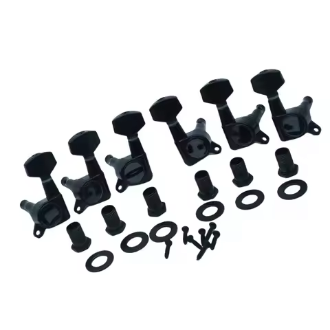 Metal Guitar String Tuning Pegs 3L3R Configuration Totally Closed Classical Guitar Tuners Keys Machi