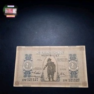 uang kertas kuno 2 ½ gulden muntbiljet nederlandsch indie