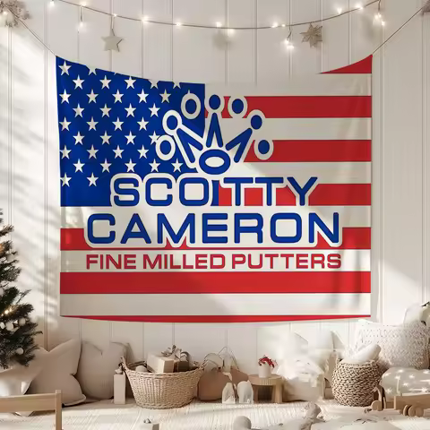 Fashion S-Scotty-Y Logo C-Cameron flag Suitable For Party Club Outdoor Interior Wall Decoration Bann