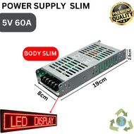 POWER SUPPLY SLIM 5V 40A / 5V 60A / 5A 80A RUNNING TEXT  SWITCHING ADAPTOR SMPS PSU 40A 5V / 60A 5V 