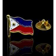 PHILIPPINE FLAG COLLAR PIN - LACQUER POLISHED AND WITH METAL CLUTCH PIN Pinoy Pride