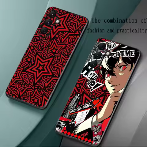 Persona 5 Joker hot game poster Phone Case For Samsung Galaxy S26 S25 S24 S23 S22 S21 S20 Plus Ultra