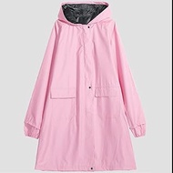 WZHZJ Raincoat Motorcycle Woman Trench Travel Rain Coat Adult Light Long Poncho Fresh and breathable (Color : Pink, Size : M code)