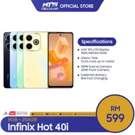 Infinix Hot 40i (8GB+256GB) Smartphone - Original 1 Year Warranty by Infinix Malaysia
