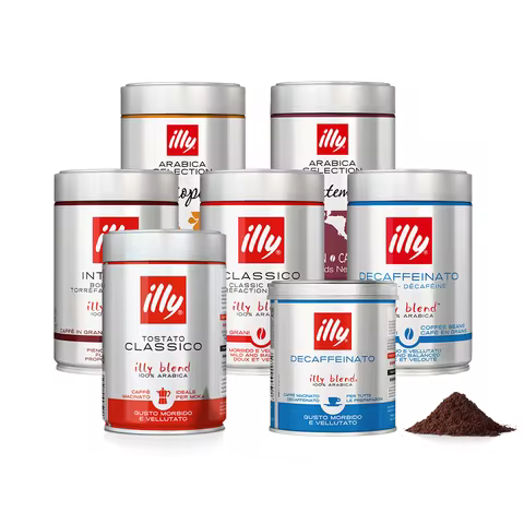 [Illy Official Distributor] Original Illy Ground Coffee Assortment