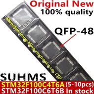 (5-10 keping) 100% Baharu STM32F100C4T6A STM32F100C6T6B STM32F 100C4T6A 32F100C6T6B STM32F100 C6T6B 