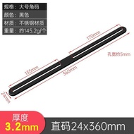 Stainless Steel Bracket Adjust Long Hole Double Swing 90 Degrees Right Holder Fitting Straight Piece