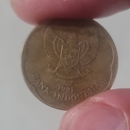 Uang koin 500 melati tahun 1991
