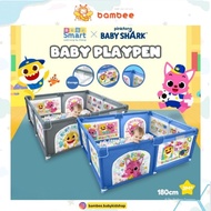 Bebe Smart x Pinkfong Baby Shark Baby Playpen Toy Fence/ Baby Playpen/