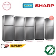 Sharp Folio Refrigerator 2 Door Inverter 280L 320L 380L 410L 440L Fridge Peti Sejuk Peti Ais 2 Pintu