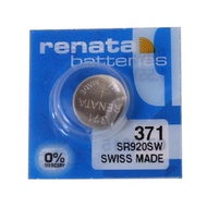 Renata 371 SR920SW AG6 D371 LR921 Silver Oxide Mercury Free Electronic Battery